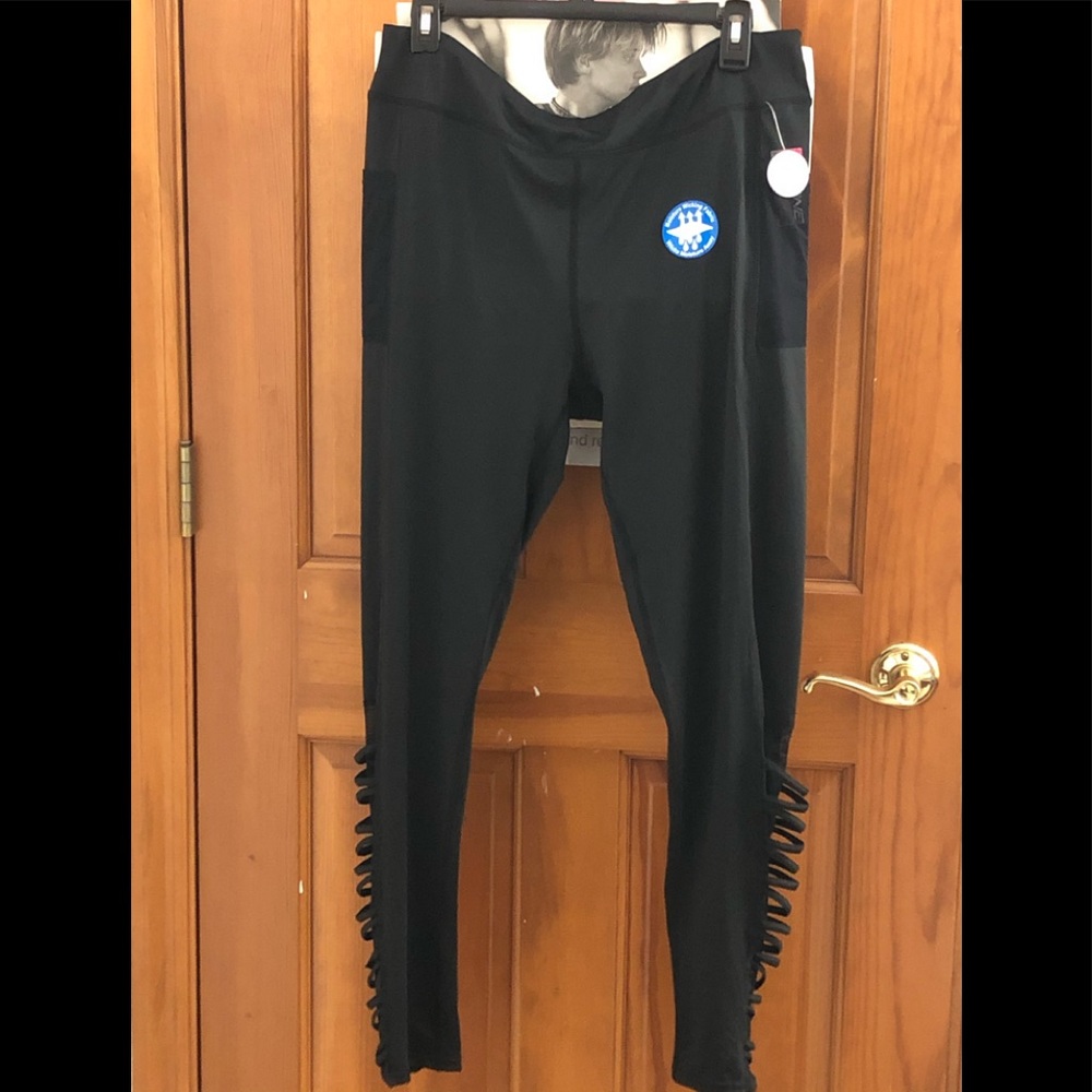 Mesh sports leggings